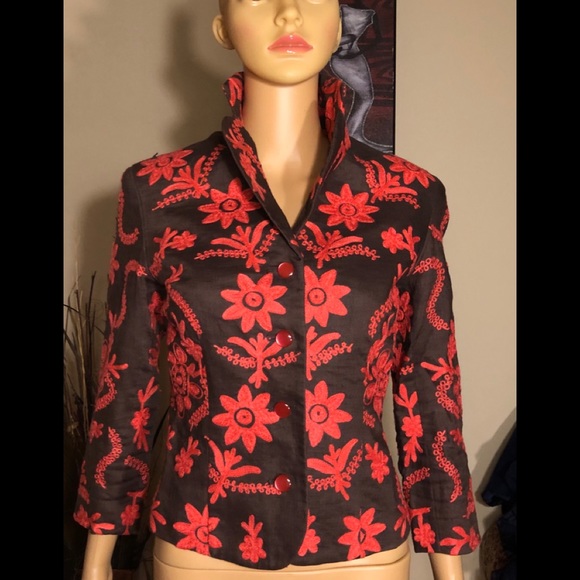 Floral Print Jacket - Picture 1 of 4